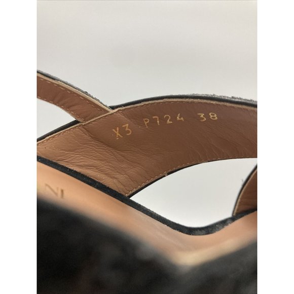 Emporio Armani Women's Ankle-Strap Heeled Sandal  Size 38 Medium EU (8 US) - Picture 10 of 12